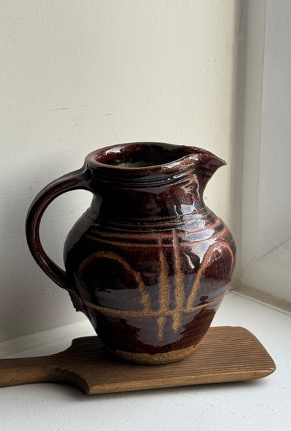 Rich Brown Studio Pottery Jug