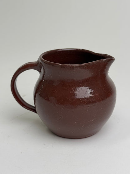 Small deep brown vintage jug