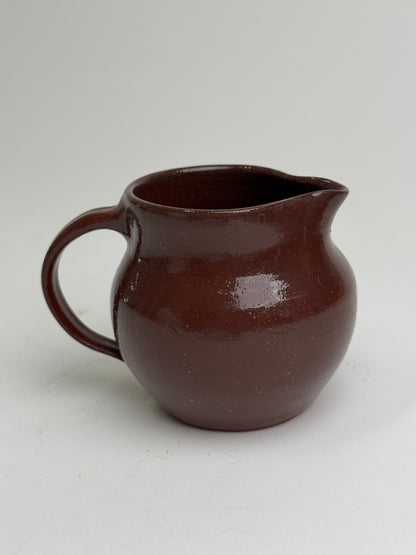 Small deep brown vintage jug