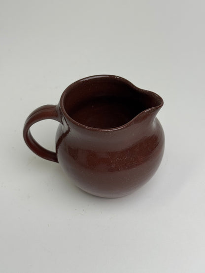 Small deep brown vintage jug