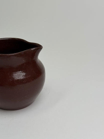 Small deep brown vintage jug