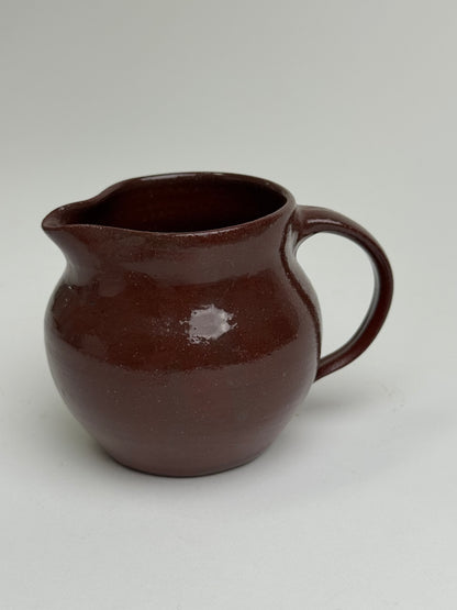 Small deep brown vintage jug
