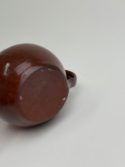 Small deep brown vintage jug