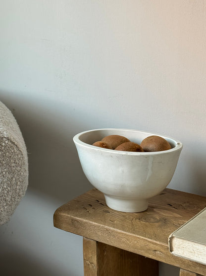 Large White Vintage Jelly Mould