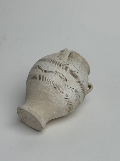 Up-Cycled | Small Tapered Pattern Handled Vase