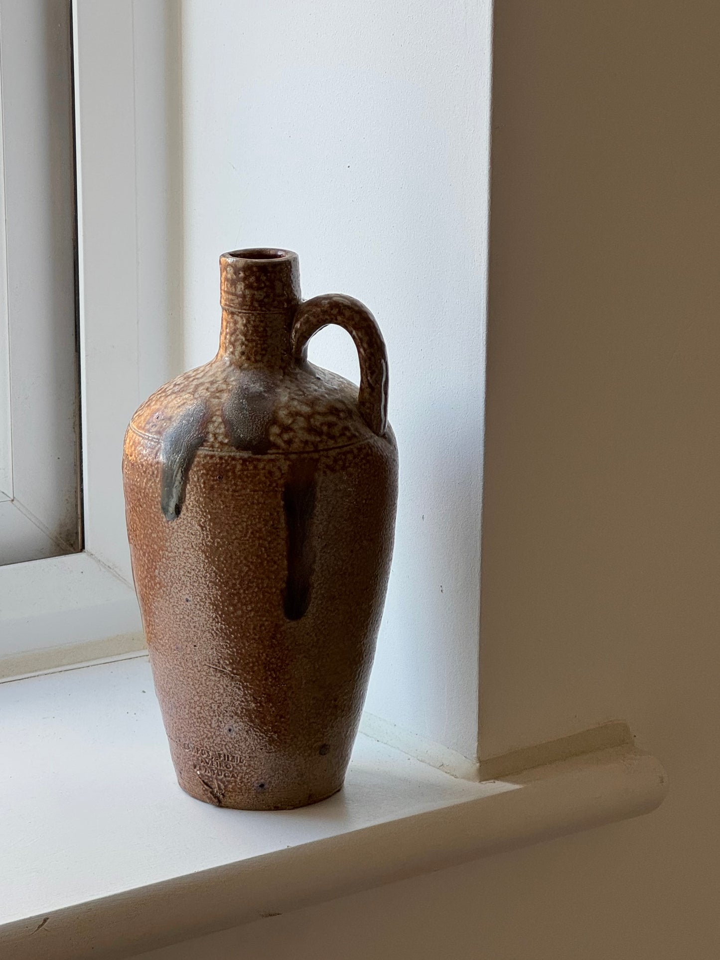 Vintage Portuguese Stoneware Jug