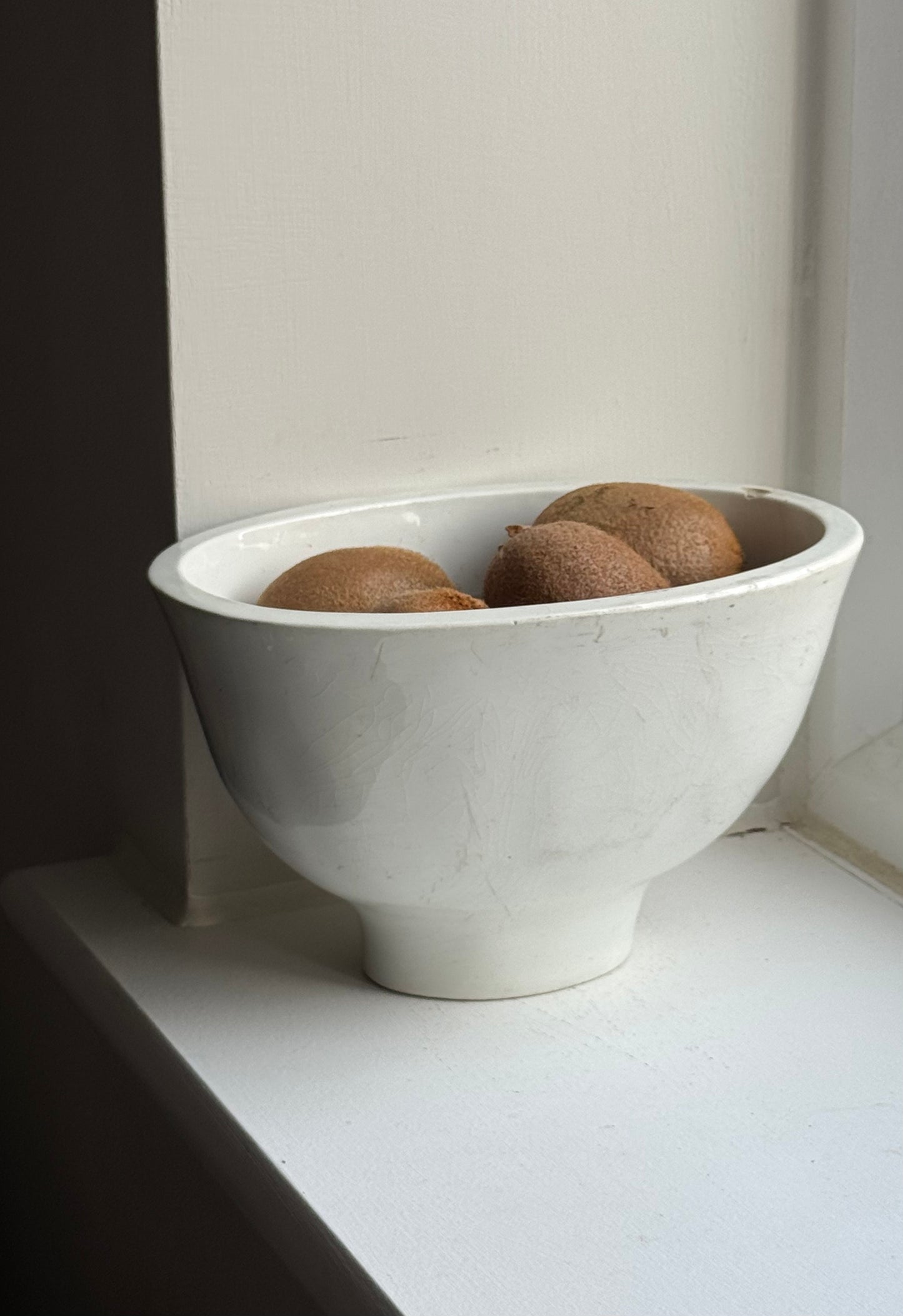 Large White Vintage Jelly Mould