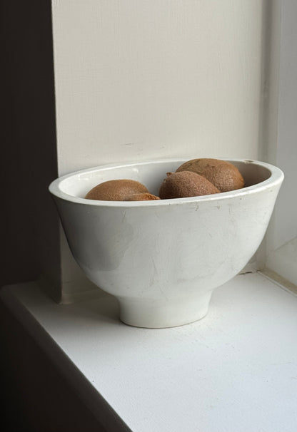Large White Vintage Jelly Mould