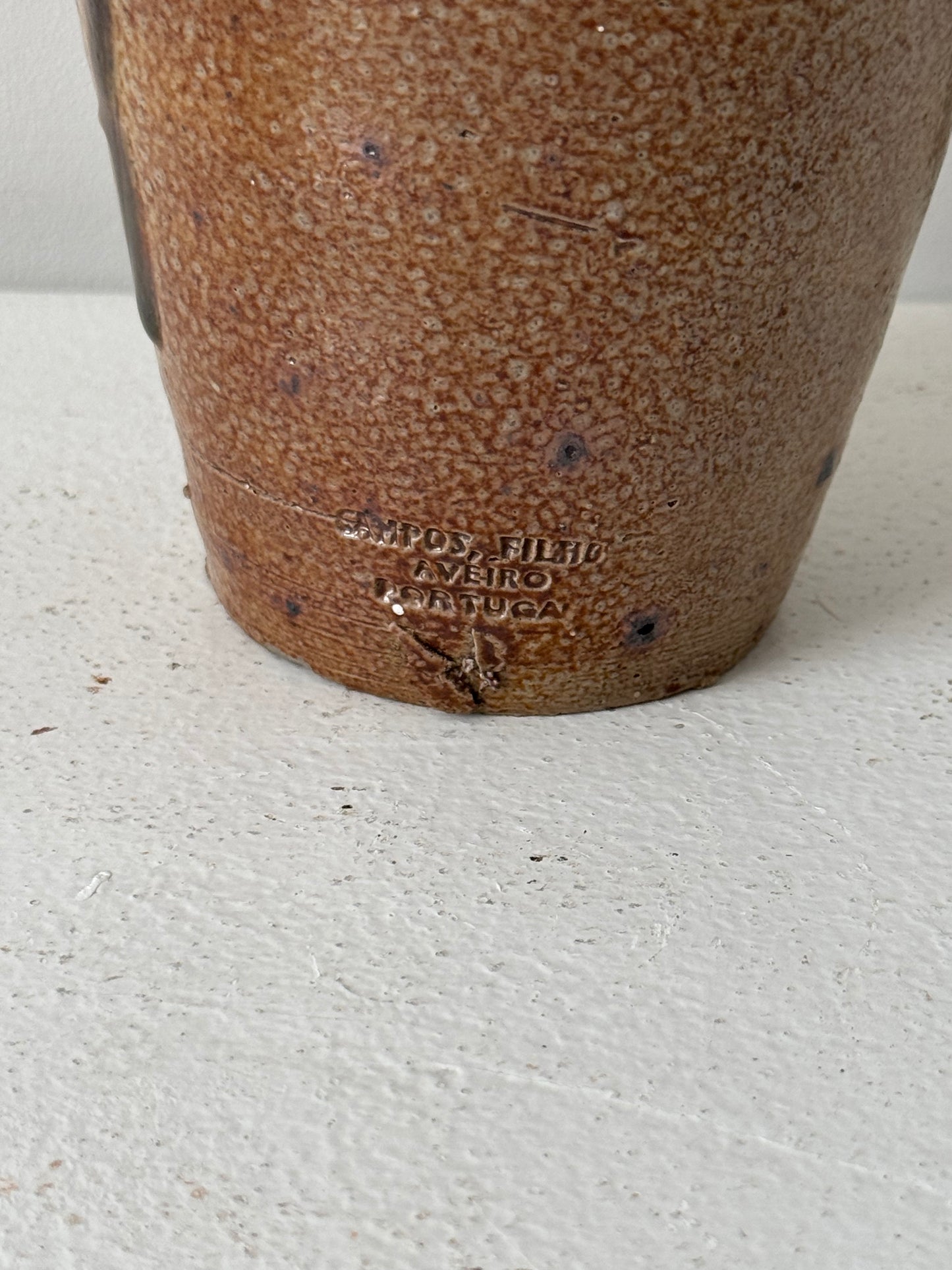 Vintage Portuguese Stoneware Jug