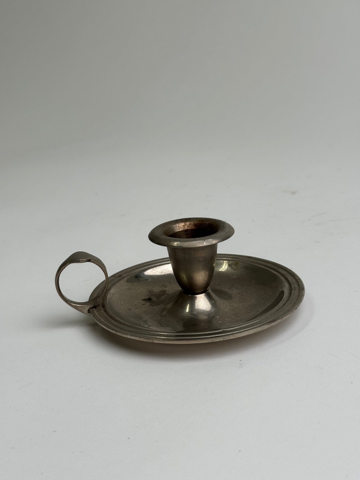 Vintage Silver Candle Holder