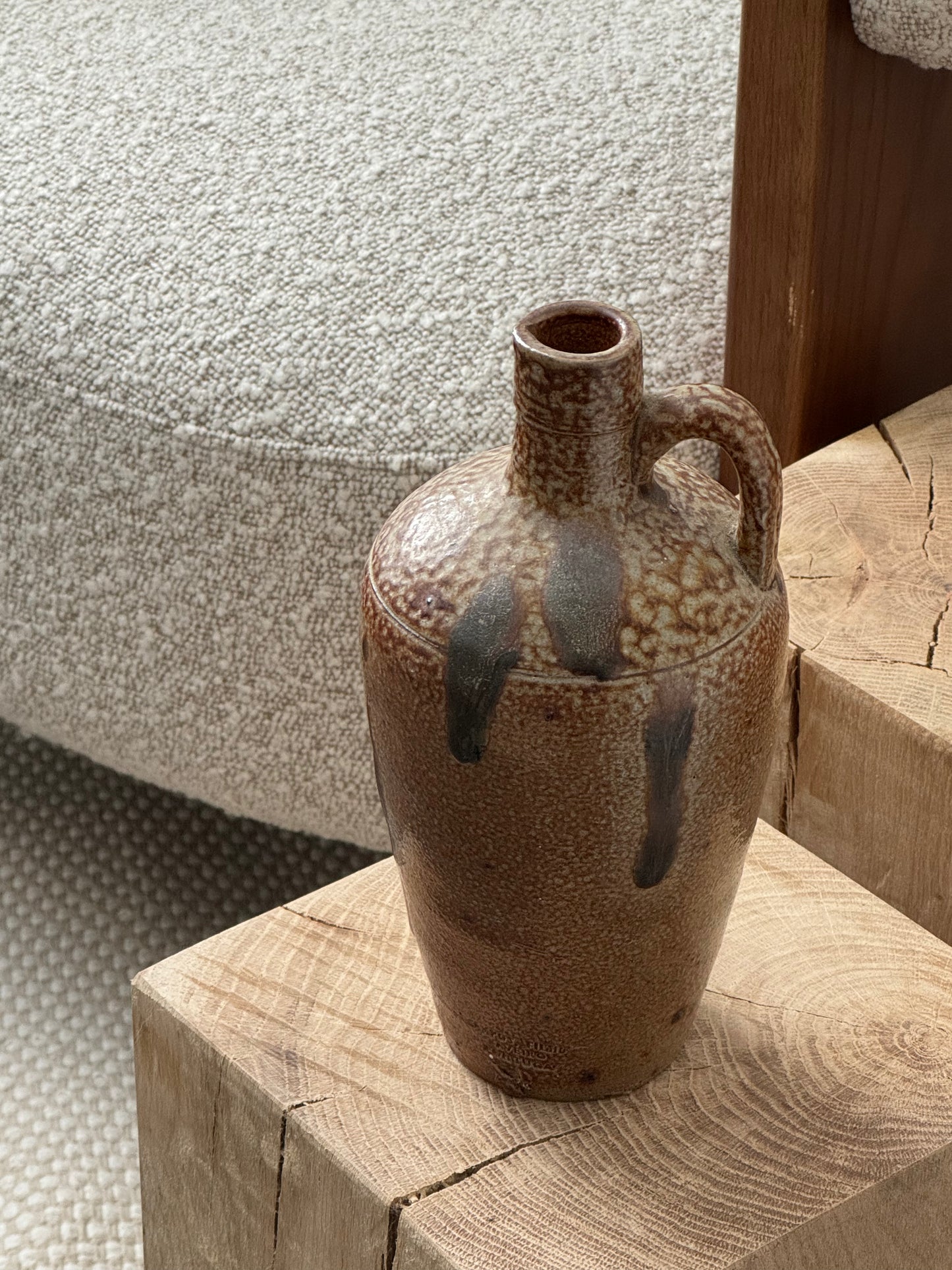 Vintage Portuguese Stoneware Jug