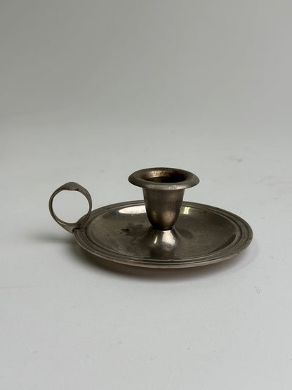 Vintage Silver Candle Holder