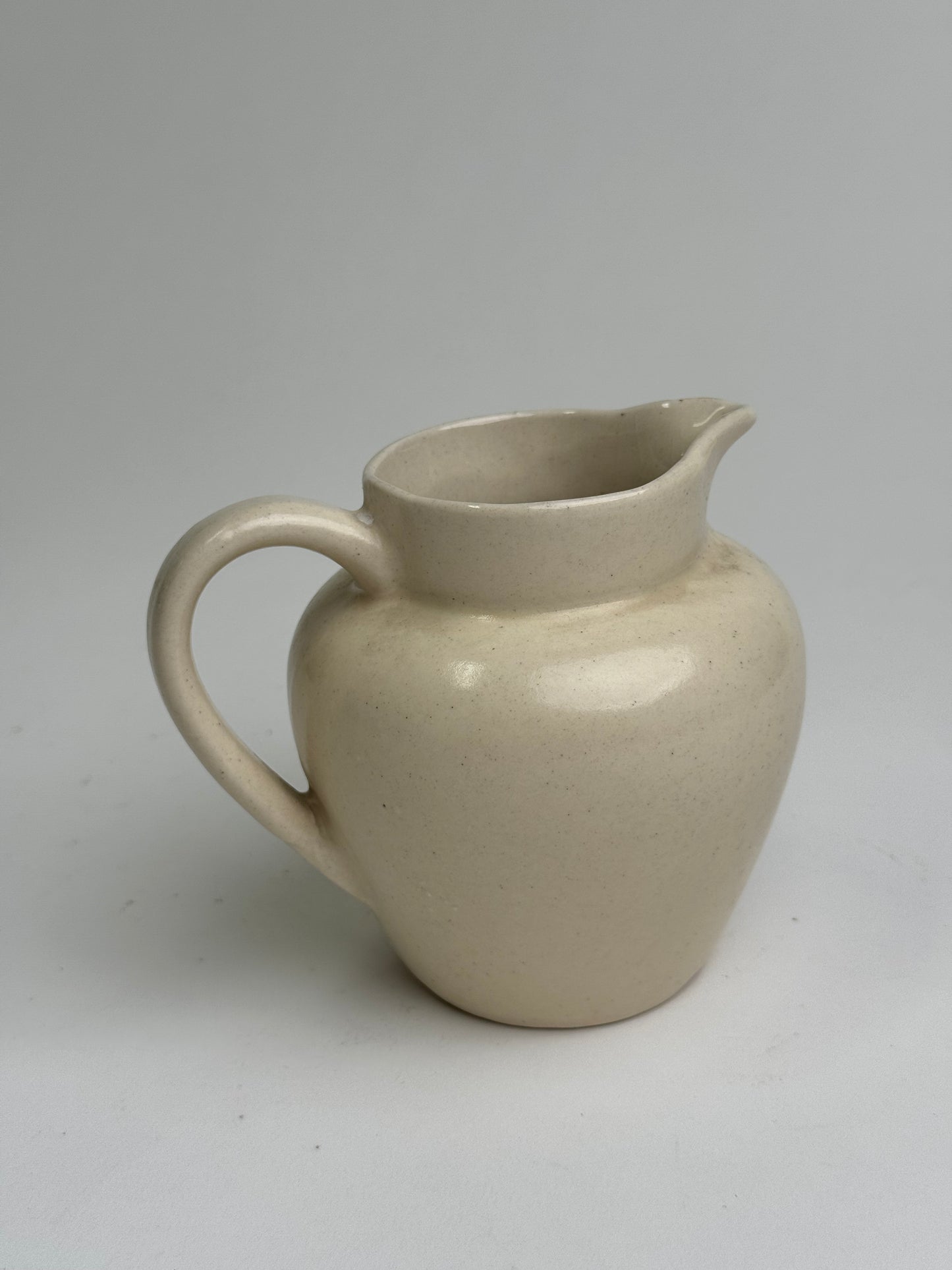 Cream Glazed Vintage Jug