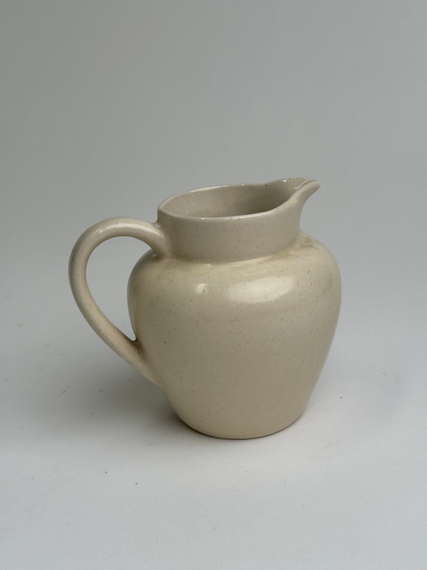 Cream Glazed Vintage Jug