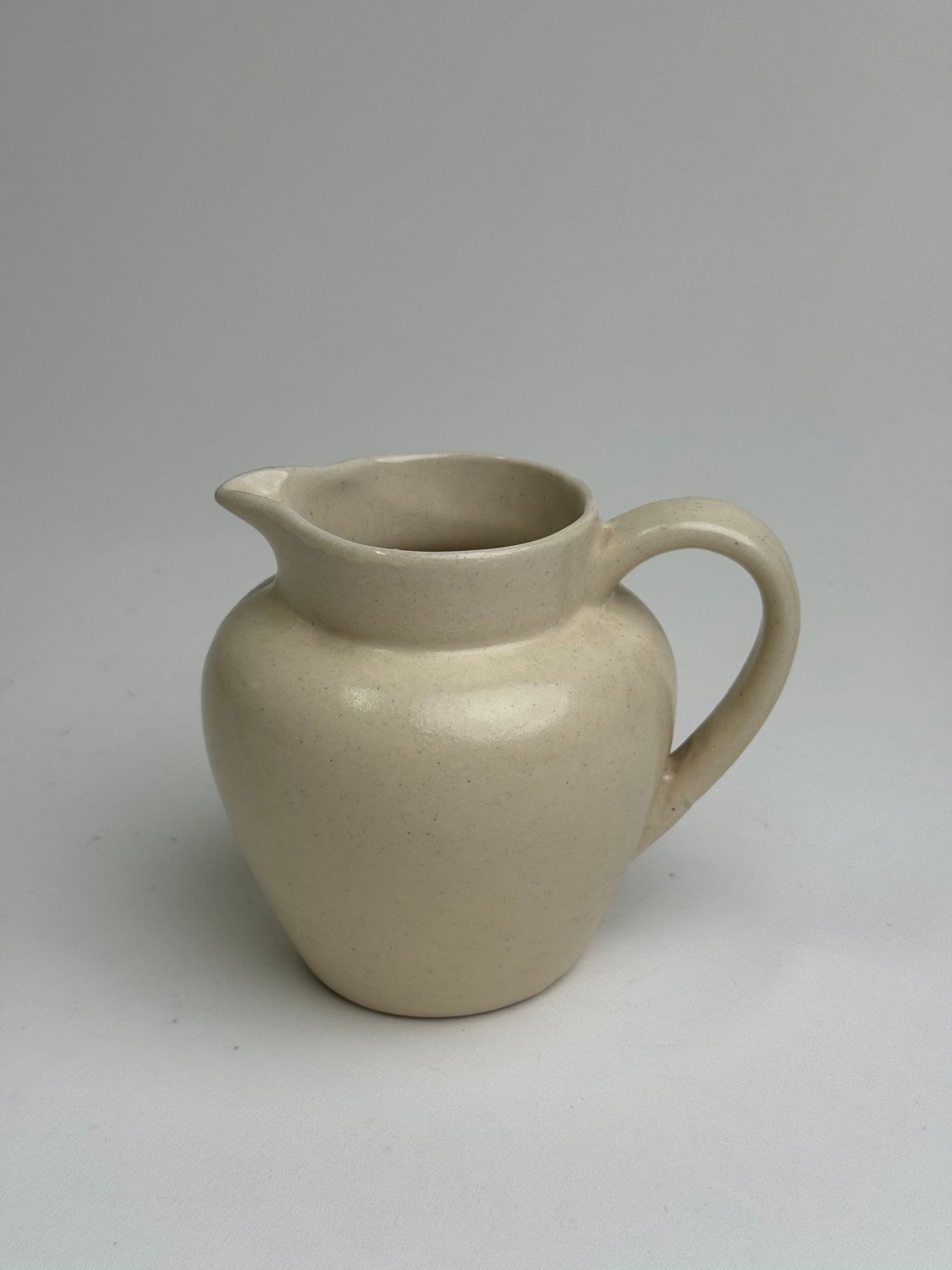 Cream Glazed Vintage Jug