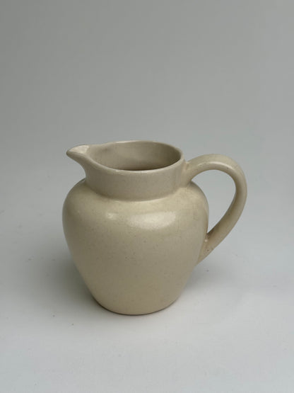 Cream Glazed Vintage Jug