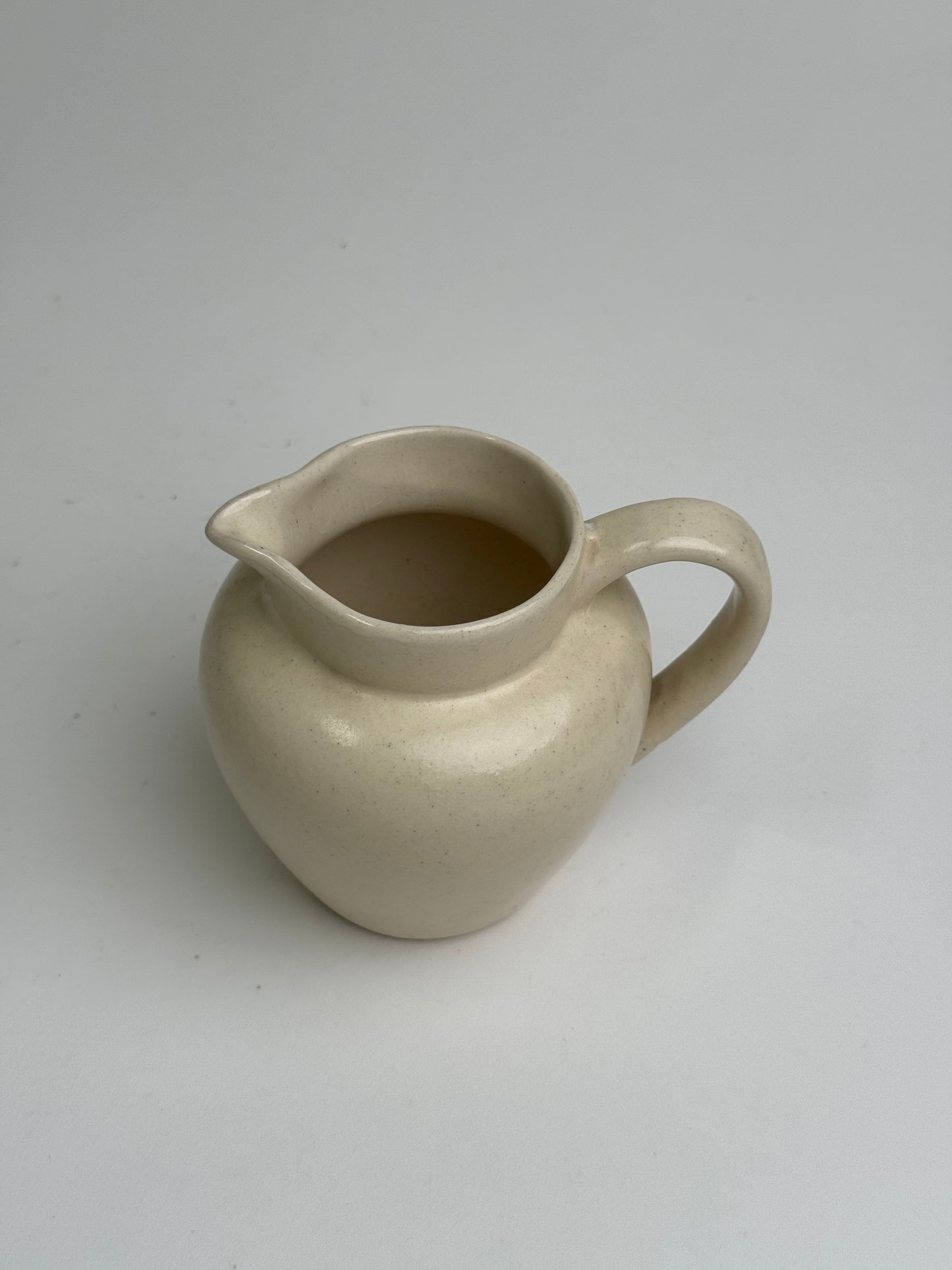 Cream Glazed Vintage Jug
