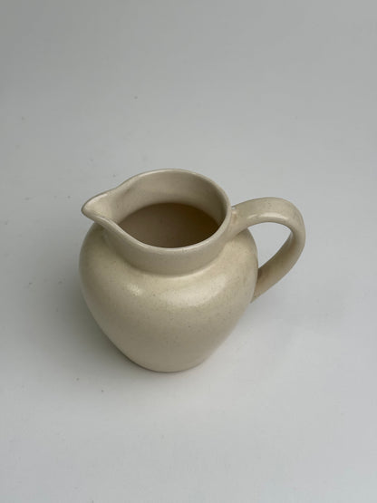 Cream Glazed Vintage Jug