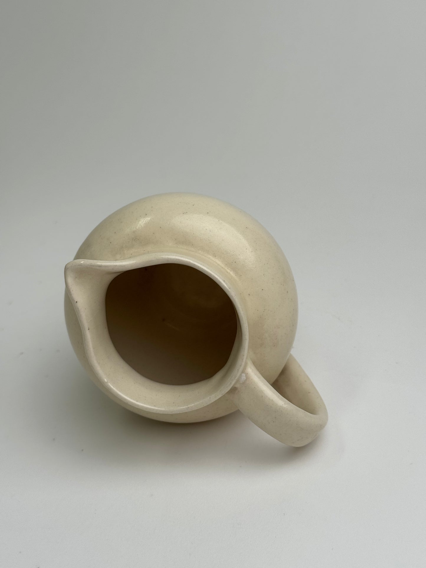 Cream Glazed Vintage Jug