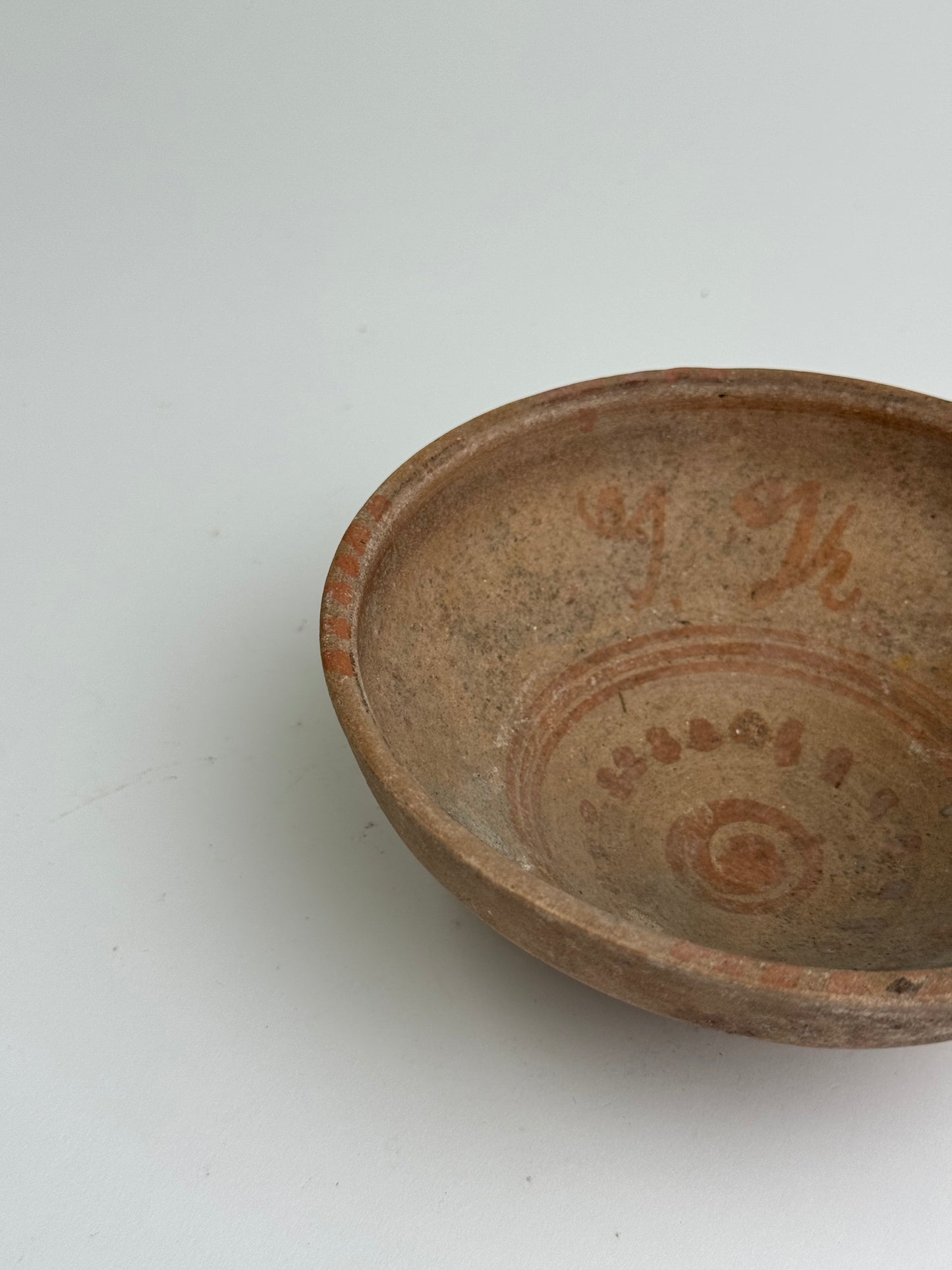 Wide Terracotta Pattern Bowl