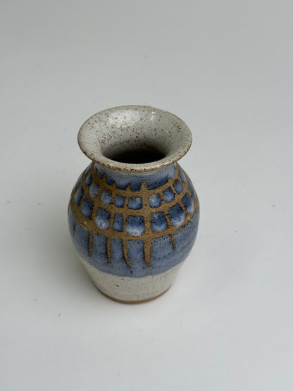 Small Pale Blue Studio Pottery Vase