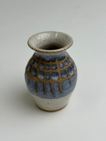 Small Pale Blue Studio Pottery Vase