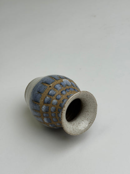 Small Pale Blue Studio Pottery Vase