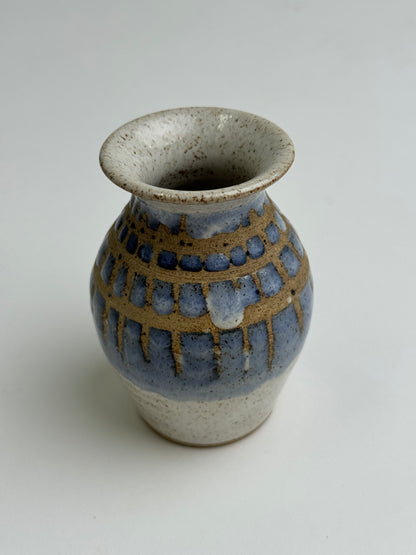 Small Pale Blue Studio Pottery Vase