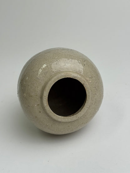 Oatmeal Glaze Antique Ginger Jar