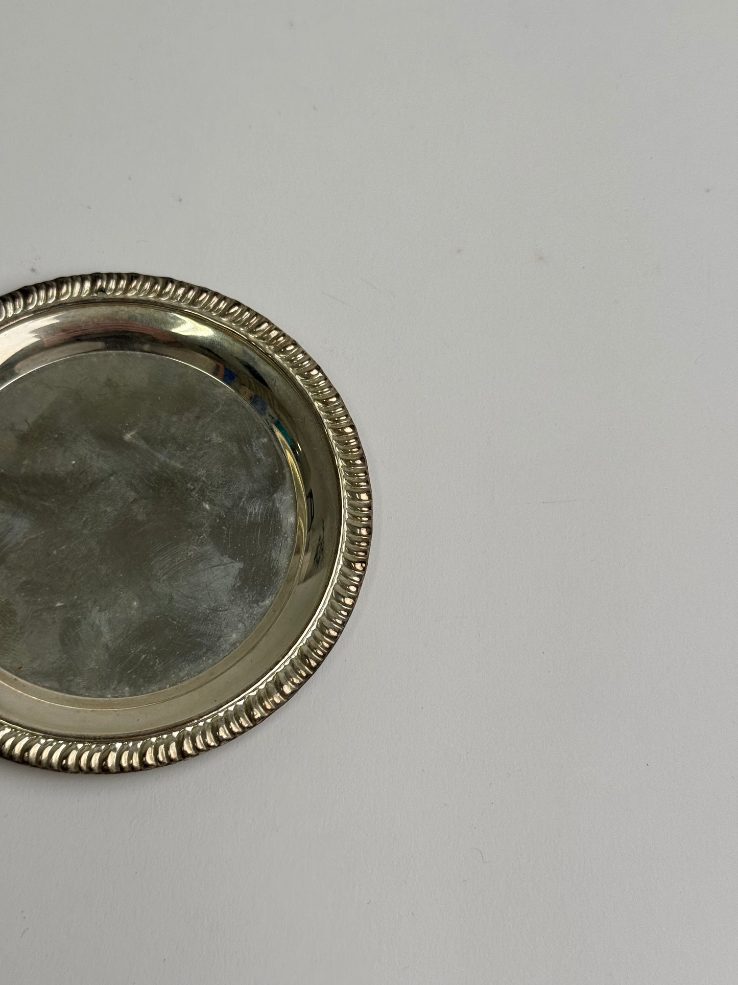 Small Vintage Silver Dish