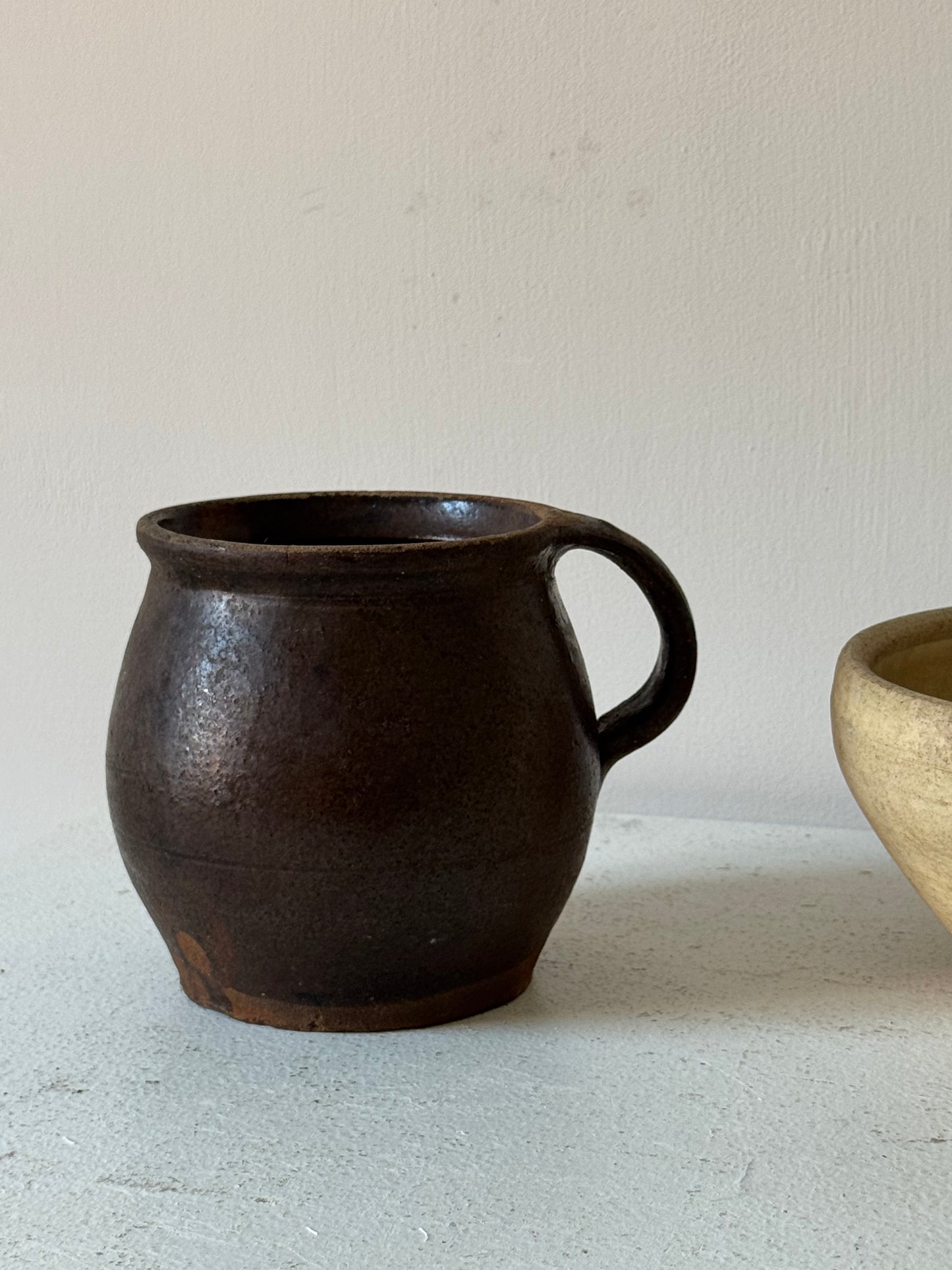 Earthy Brown French Mug