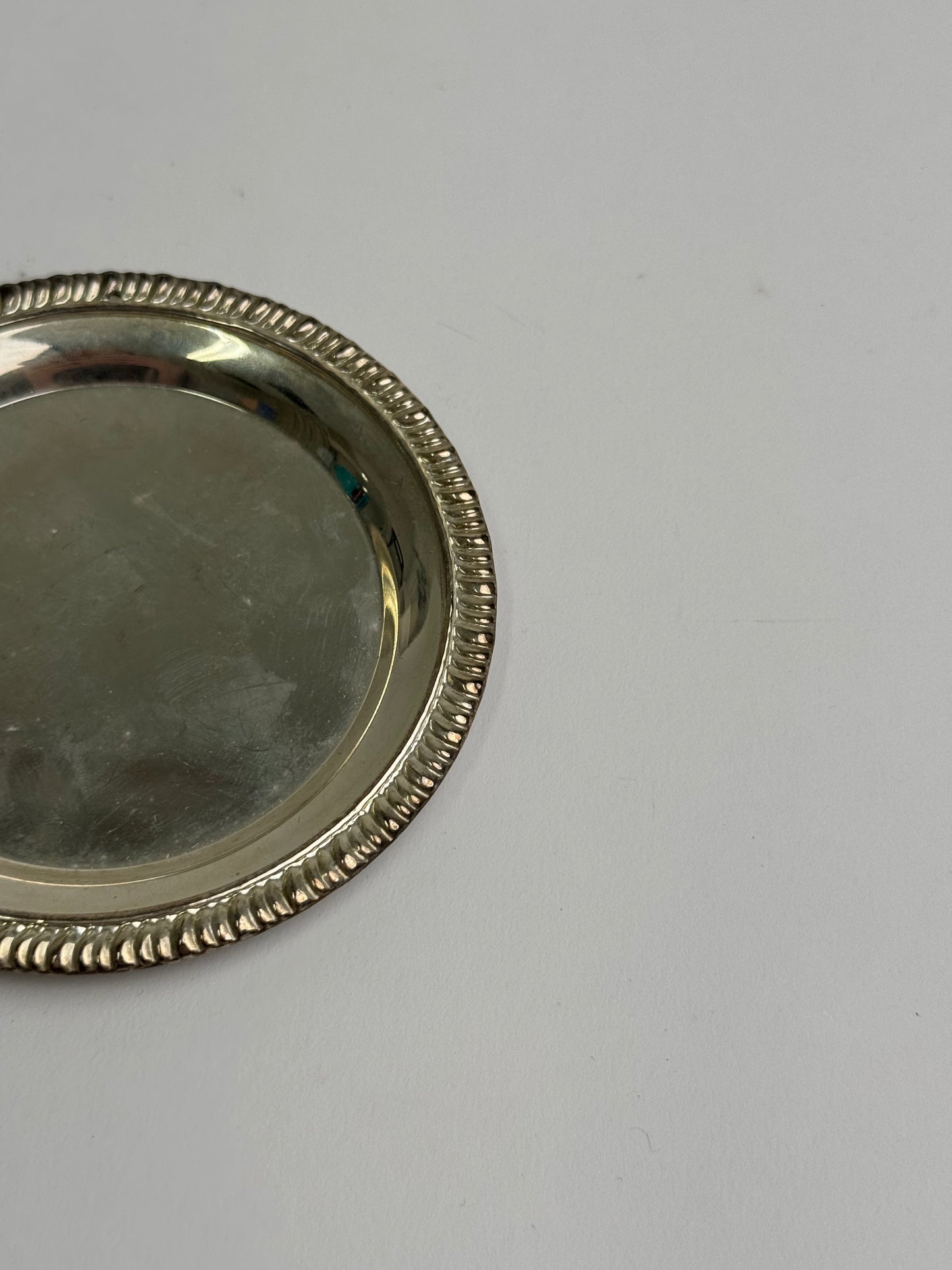 Small Vintage Silver Dish