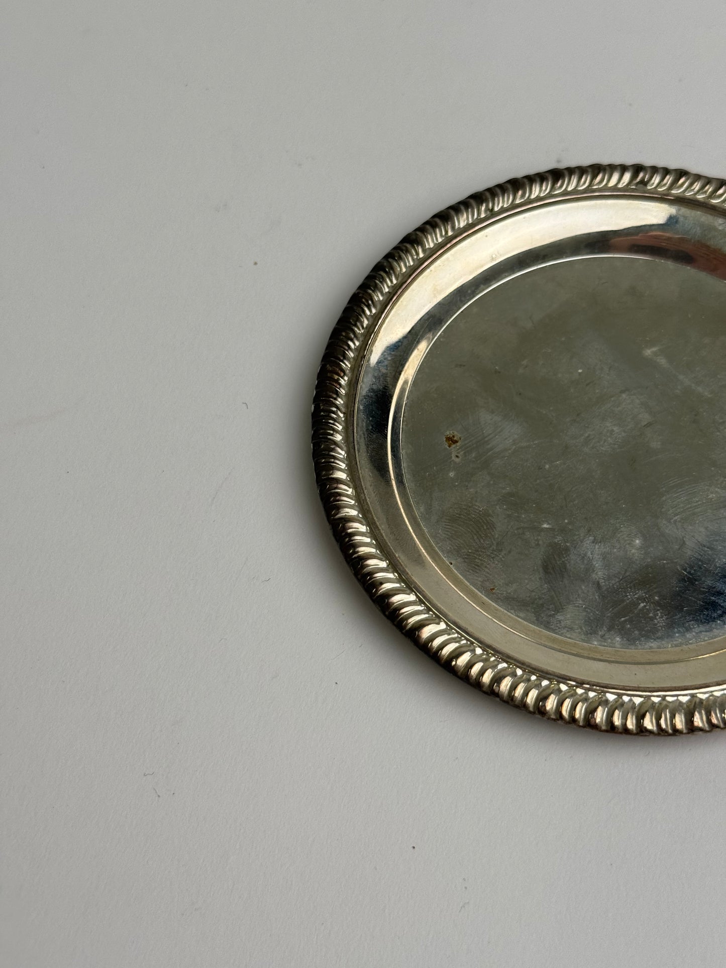 Small Vintage Silver Dish