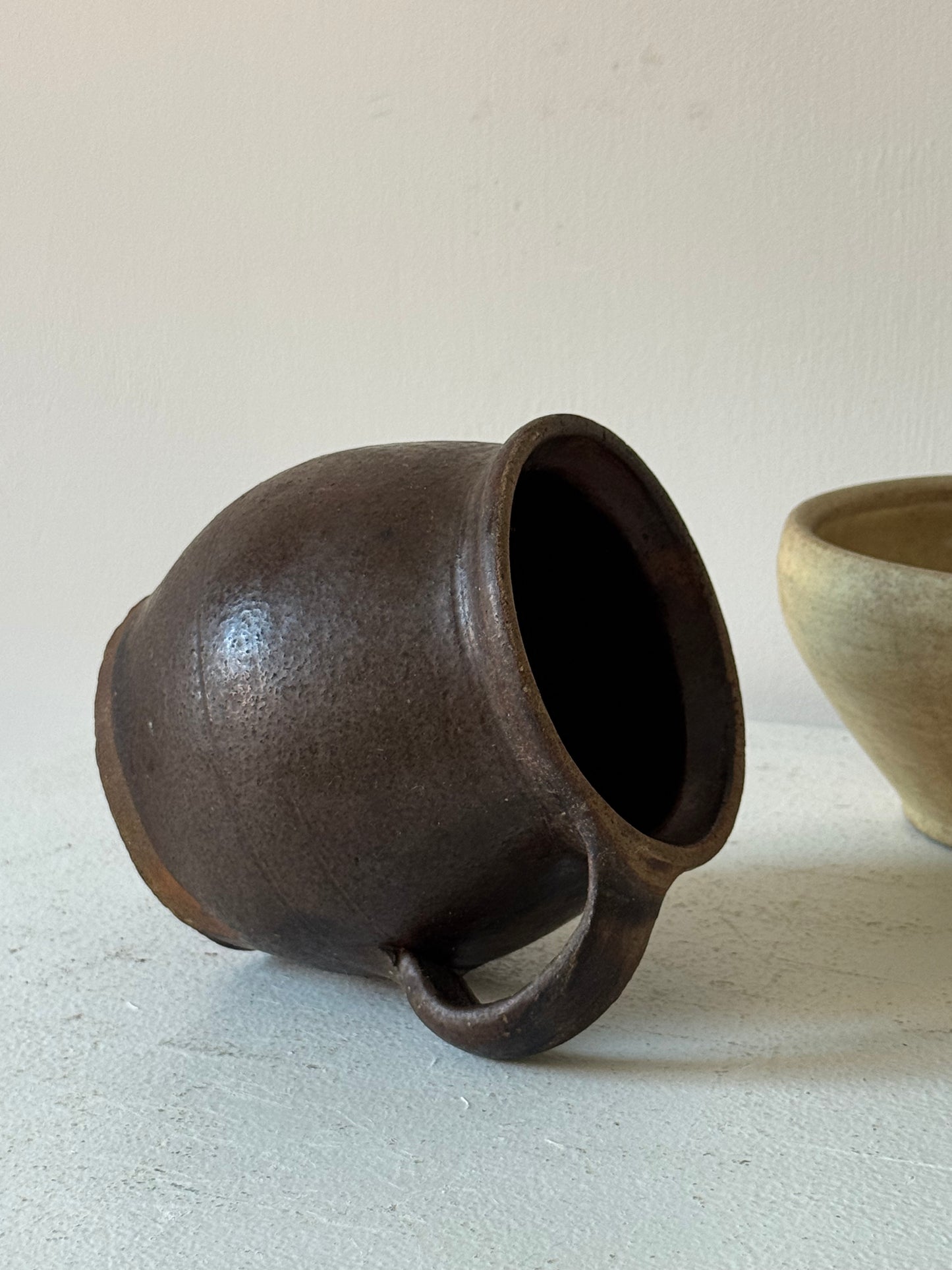 Earthy Brown French Mug