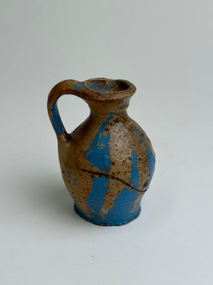 Blue Detail Vintage Mediterranean Jug