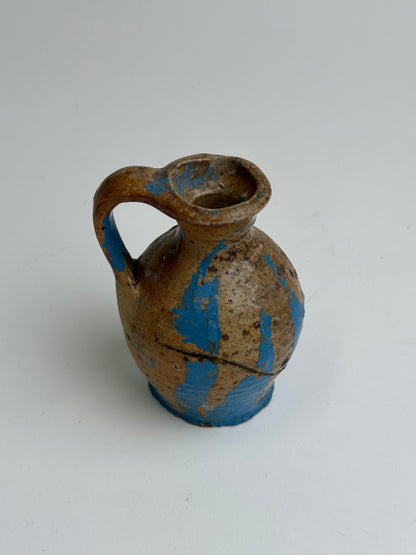 Blue Detail Vintage Mediterranean Jug