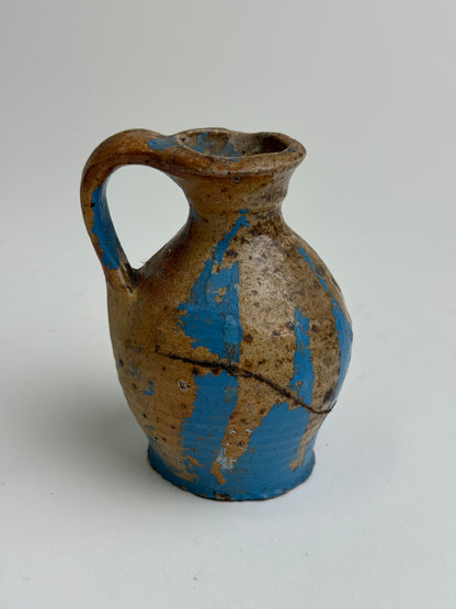 Blue Detail Vintage Mediterranean Jug