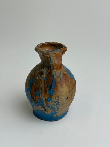 Blue Detail Vintage Mediterranean Jug