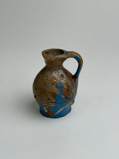 Blue Detail Vintage Mediterranean Jug
