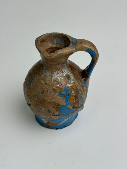 Blue Detail Vintage Mediterranean Jug