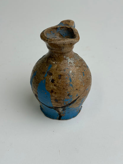 Blue Detail Vintage Mediterranean Jug