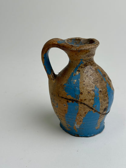 Blue Detail Vintage Mediterranean Jug