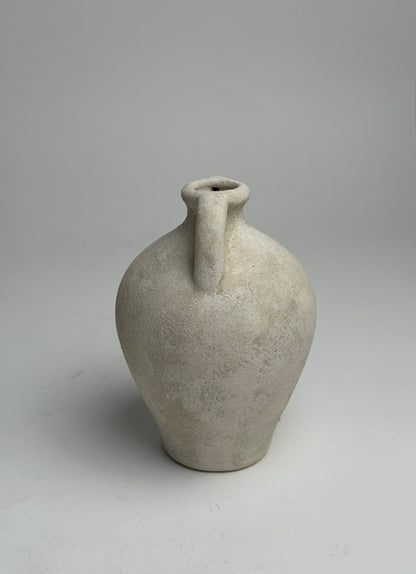 Up-Cycled | Twin Handled Neutral Amphora