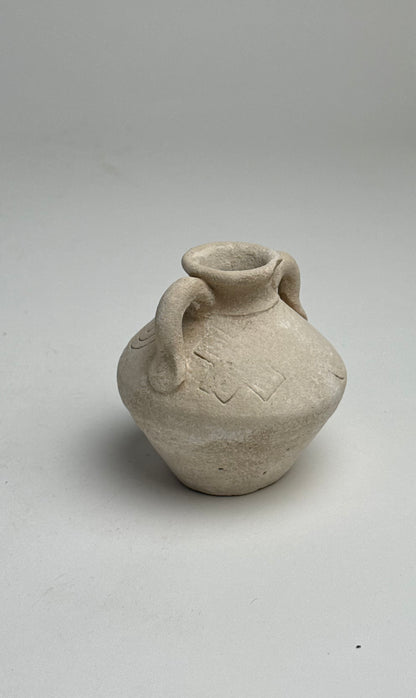 Up-Cycled | Small Neutral Pattern Vase