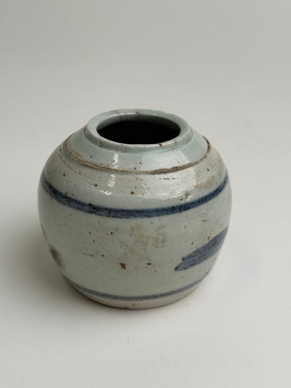 Pale Blue Antique Ginger Jar