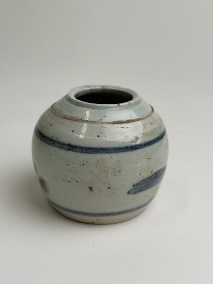 Pale Blue Antique Ginger Jar