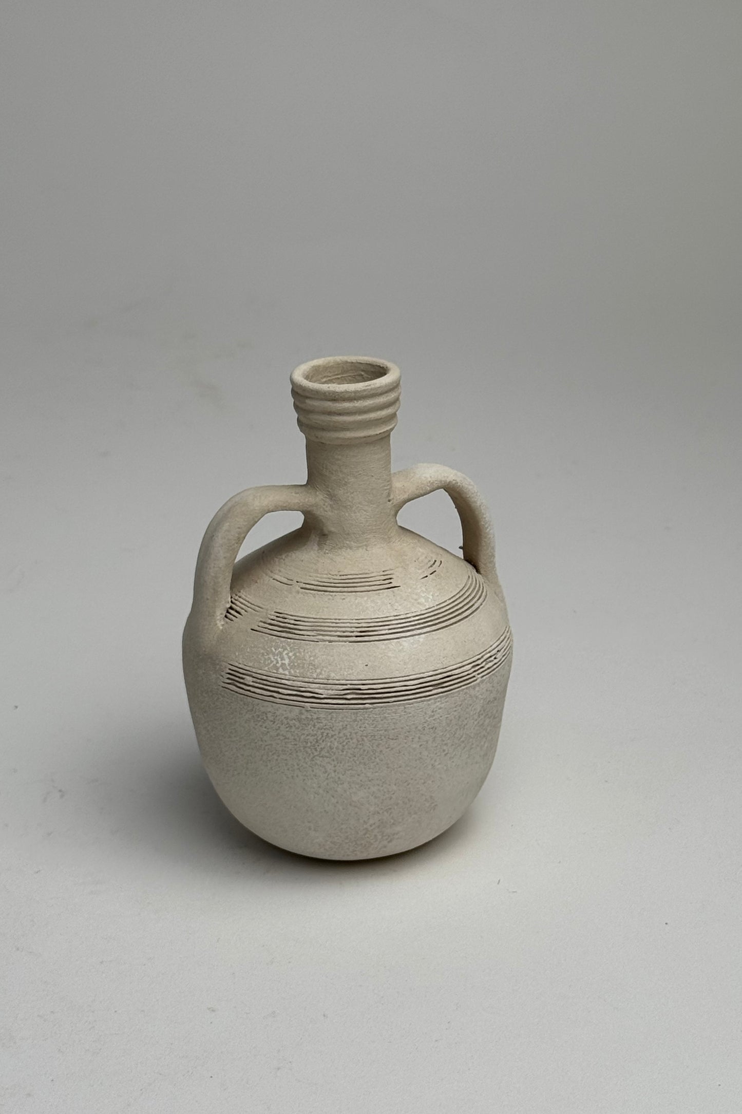 Up-Cycled | Small Neutral Grecian Style Vase