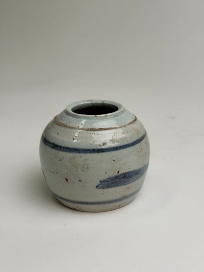 Pale Blue Antique Ginger Jar