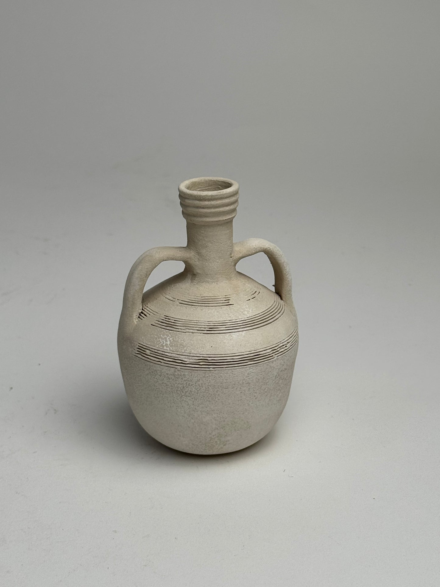 Up-Cycled | Small Neutral Grecian Style Vase