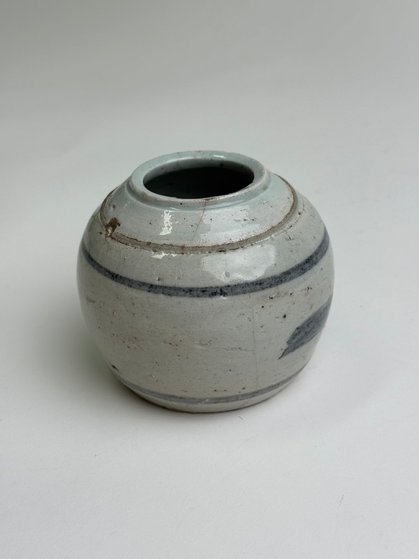 Pale Blue Antique Ginger Jar